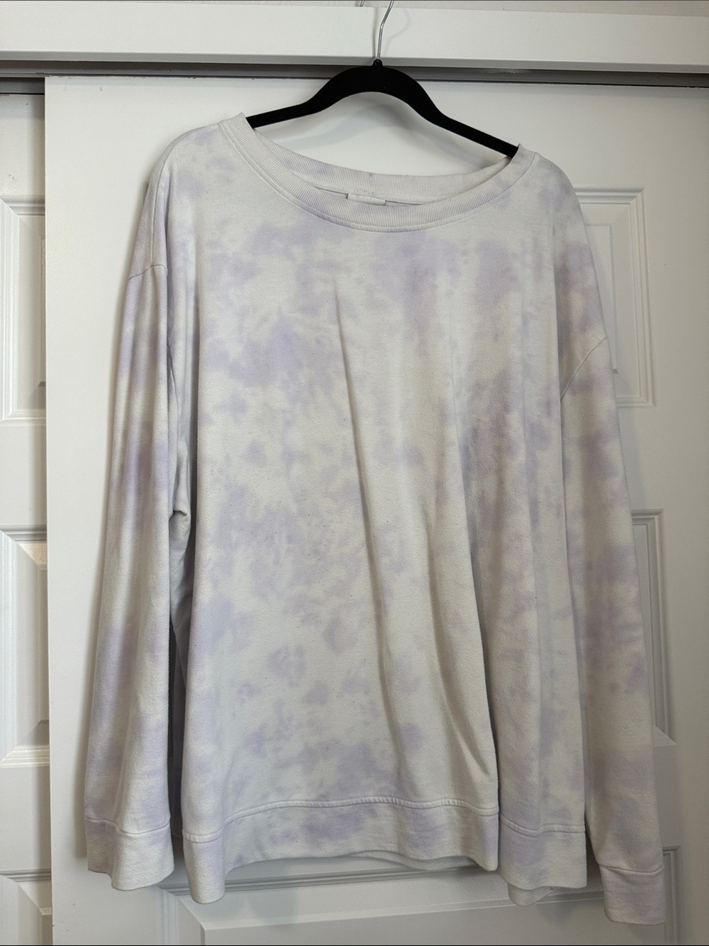 Ava & Viv Light Pink Ribbed Neck Tee